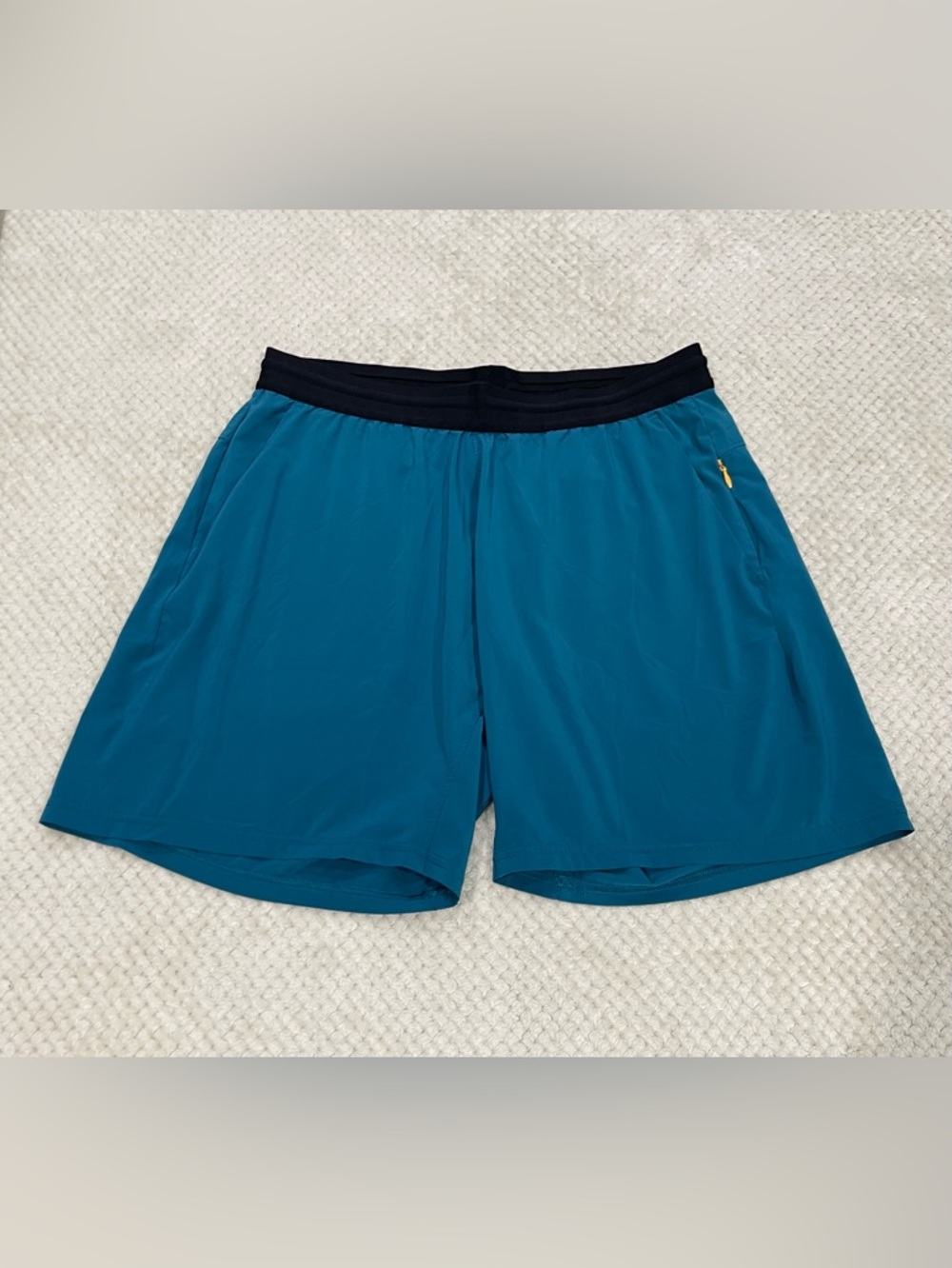Bonobos Unlined Gym Short in a Deep Teal Shade Mens Size Large